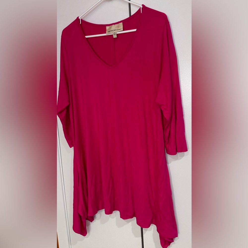 Antthony Originals Pink Tunic. Size 1X